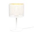 Lampada da tavolo LOFT SHADE 1xE27/60W/230V diametro 18 cm bianco/oro