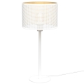 Lampada da tavolo LOFT SHADE 1xE27/60W/230V diametro 25 cm bianco/oro