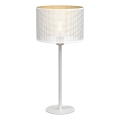 Lampada da tavolo LOFT SHADE 1xE27/60W/230V diametro 25 cm bianco/oro