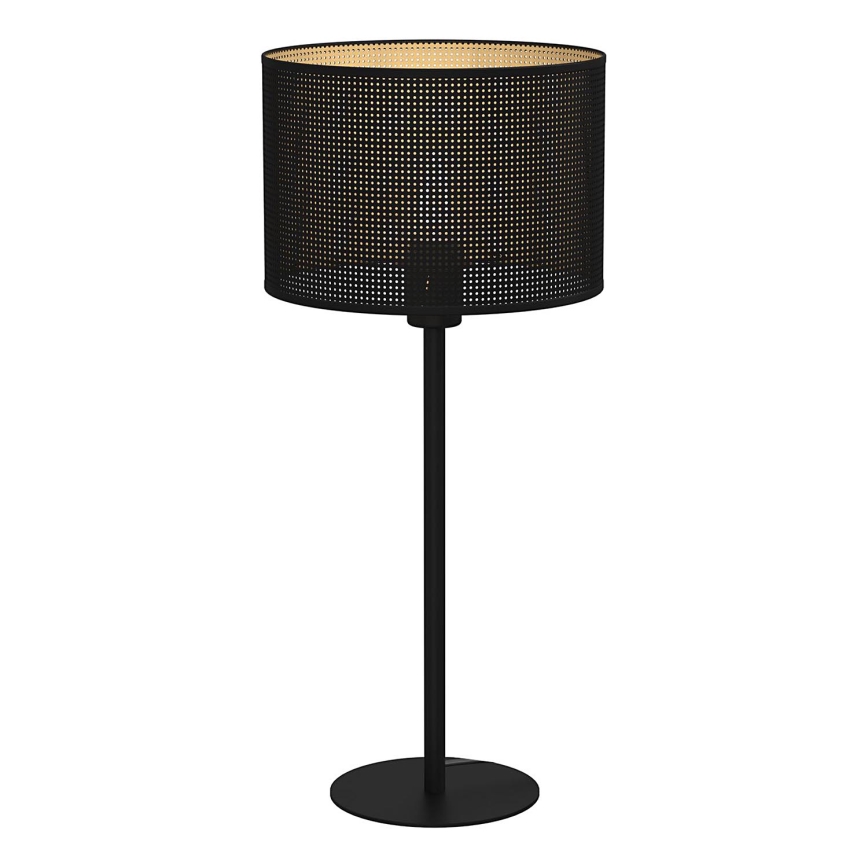 Lampada da tavolo LOFT SHADE 1xE27/60W/230V diametro 25 cm nero/oro