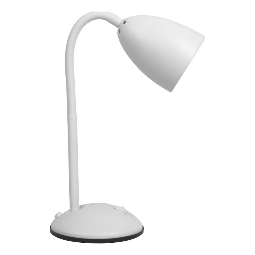 Lampada da tavolo LOGIC 1xE27/60W/230V bianco