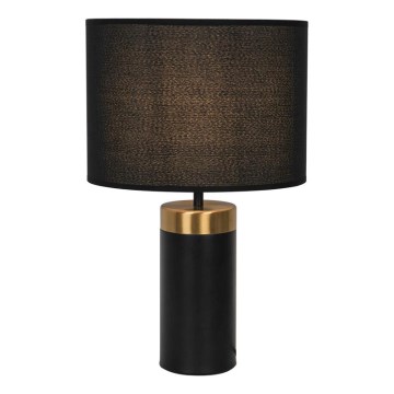 Lampada da tavolo LUCIANO 1xE27/40W/230V nero/oro