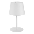 Lampada da tavolo MAJA 1xE27/15W/230V bianco