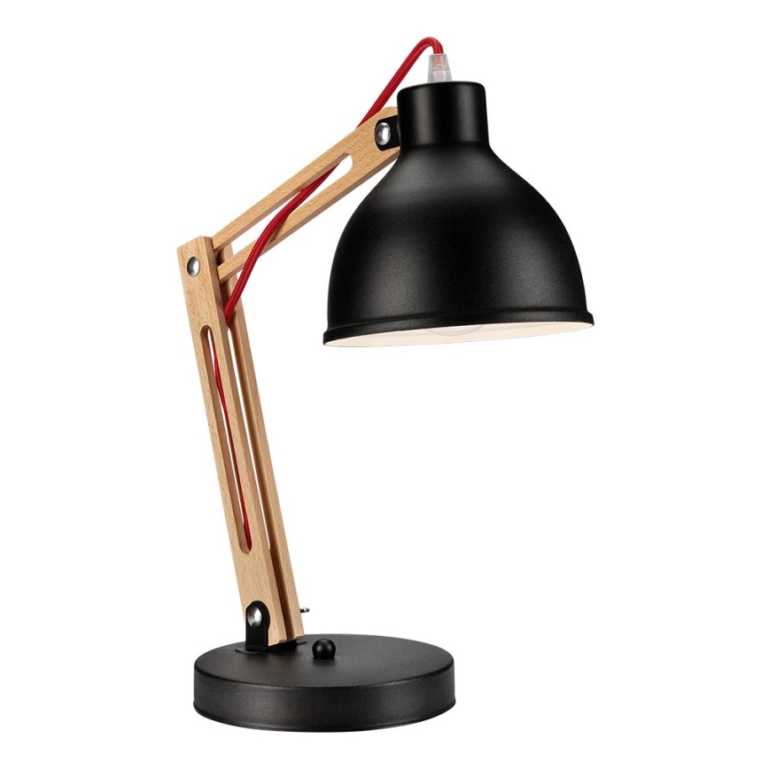 Lampada da tavolo MARCELLO 1xE27/60W/230V faggio