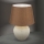 Lampada da tavolo MASAI 1xE27/40W/230V ceramiche marrone/beige