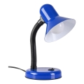 Lampada da tavolo MENTOR 1xE27/15W/230V blu
