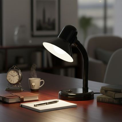 Lampada da tavolo MENTOR 1xE27/15W/230V nera