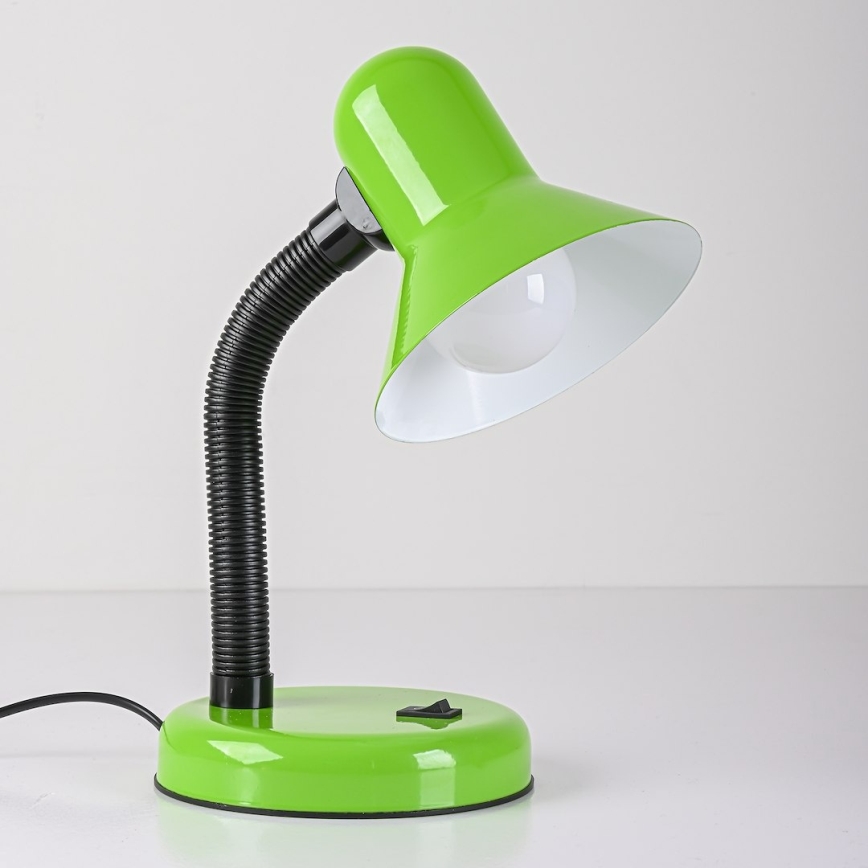 Lampada da tavolo MENTOR 1xE27/15W/230V verde