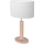 Lampada da tavolo MERCEDES 1xE27/40W/230V 46 cm bianco/quercia