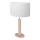 Lampada da tavolo MERCEDES 1xE27/40W/230V 60 cm bianco/rovere