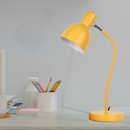 Lampada da tavolo MIMI 1xE27/10W/230V giallo