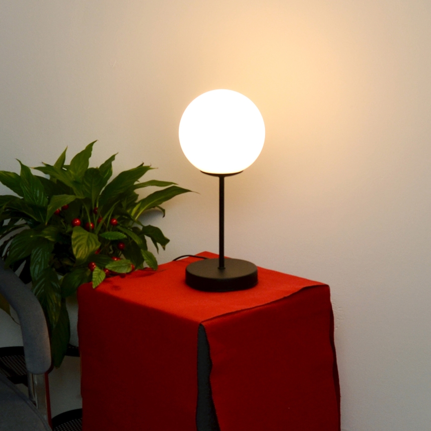 Lampada da tavolo MOON 1xE27/15W/230V nero