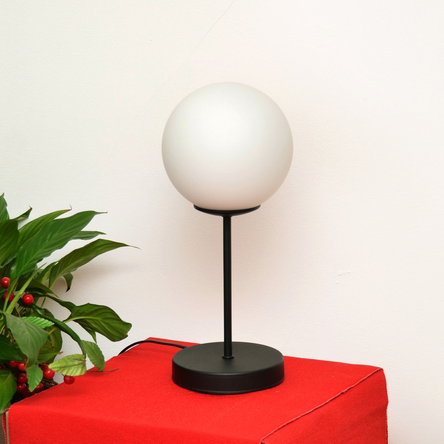 Lampada da tavolo MOON 1xE27/15W/230V nero