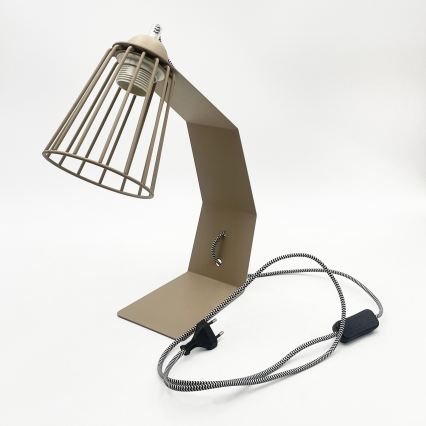 Lampada da tavolo NANDO 1xE27/15W/230V beige