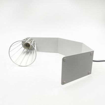 Lampada da tavolo NANDO 1xE27/15W/230V bianca