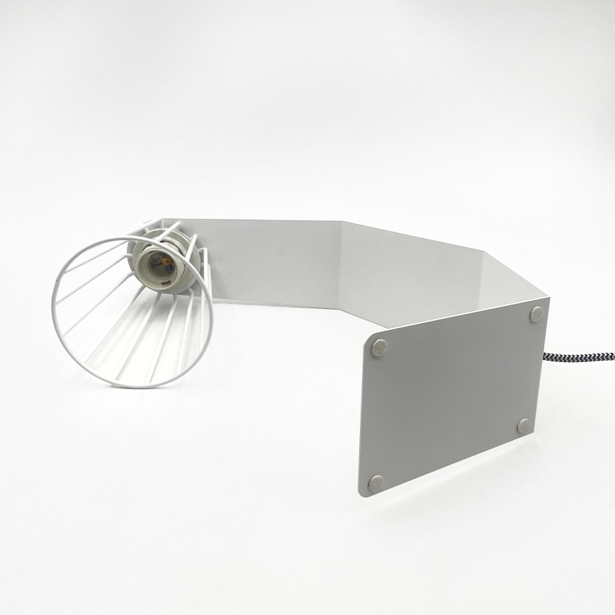 Lampada da tavolo NANDO 1xE27/15W/230V bianca