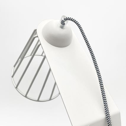 Lampada da tavolo NANDO 1xE27/15W/230V bianca