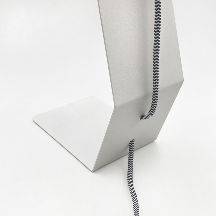 Lampada da tavolo NANDO 1xE27/15W/230V bianca