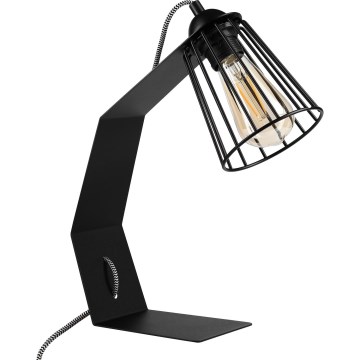 Lampada da tavolo NANDO 1xE27/15W/230V nera