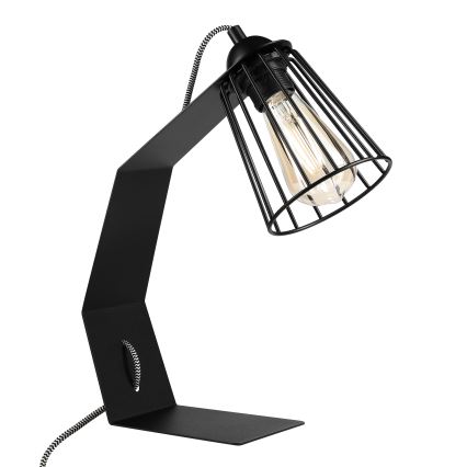Lampada da tavolo NANDO 1xE27/15W/230V nera