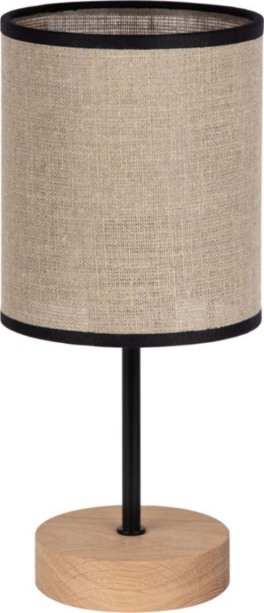 Lampada da tavolo NEGRO 1xE27/25W/230V quercia