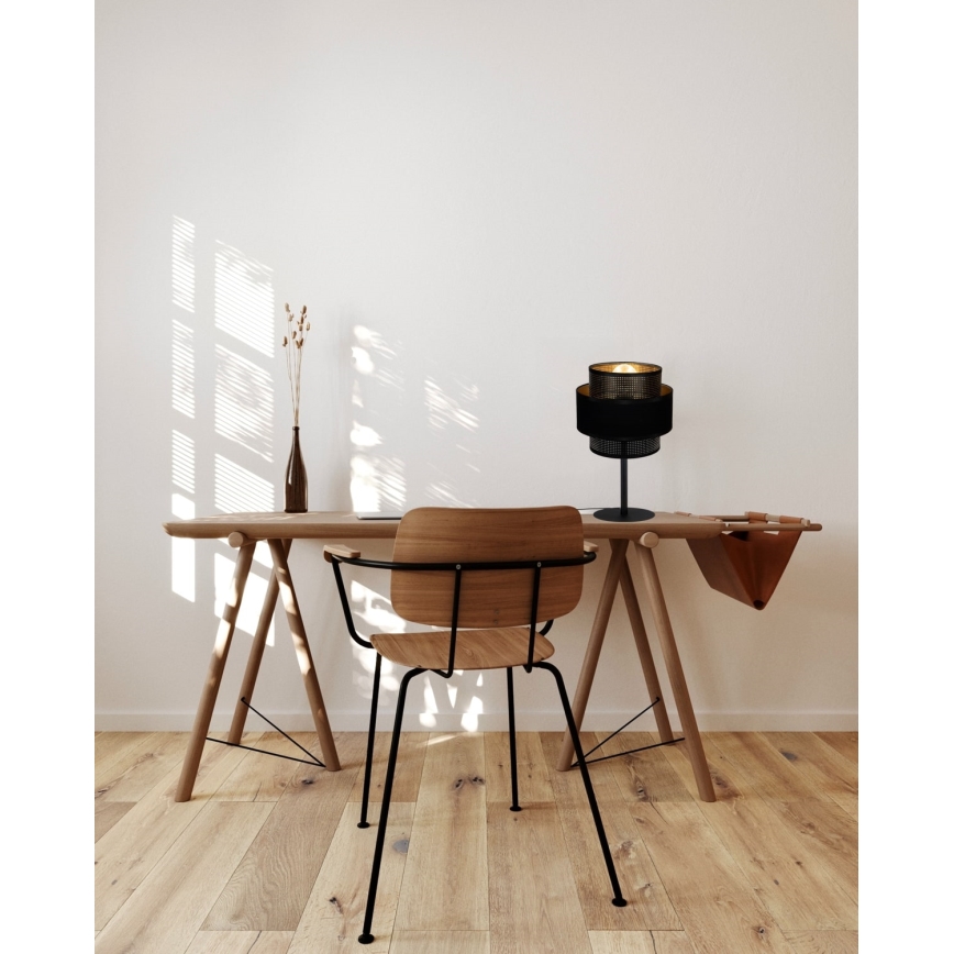Lampada da tavolo NESS 1xE27/60W/230V nero
