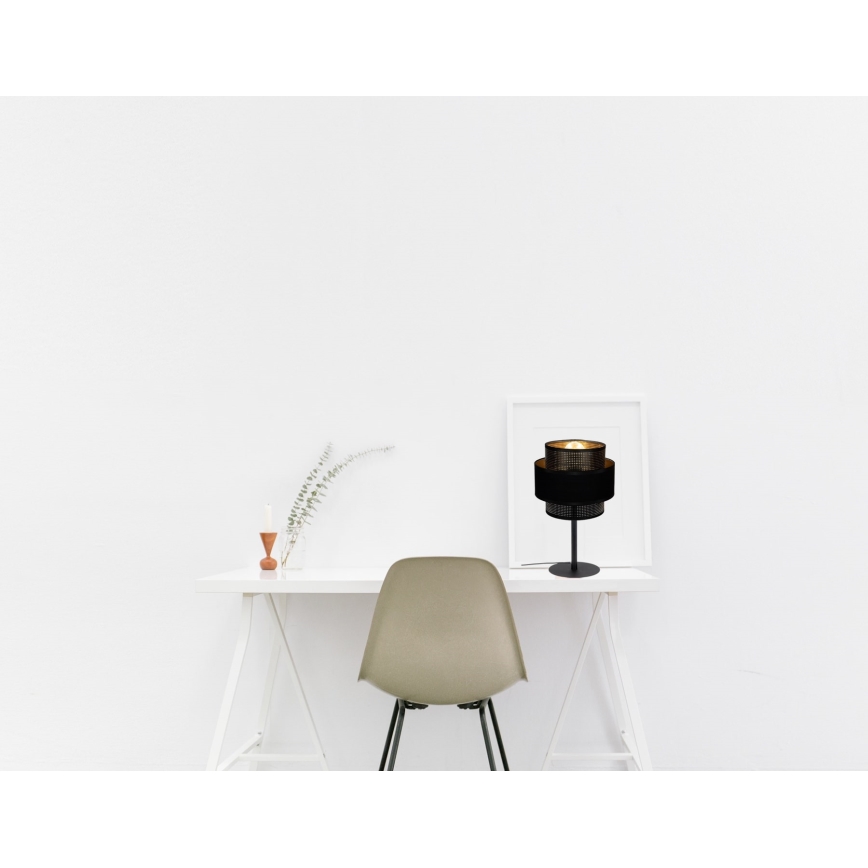 Lampada da tavolo NESS 1xE27/60W/230V nero