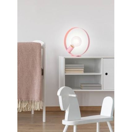 Lampada da tavolo NEXO 1xE27/40W/230V rosa
