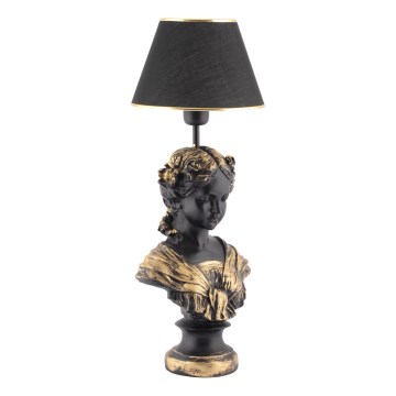 Lampada da tavolo OPELYA 1xE27/40W/230V nero/oro