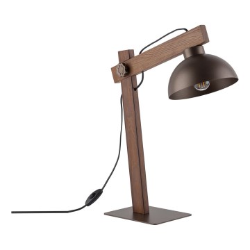 Lampada da tavolo OSLO 1xE27/15W/230V noce/marrone