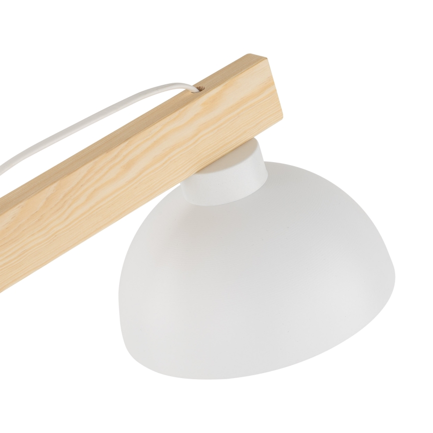 Lampada da tavolo OSLO 1xE27/15W/230V pino/bianco