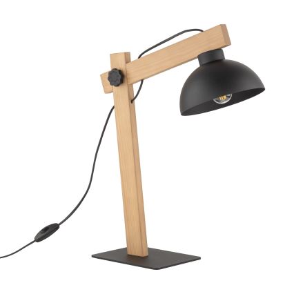 Lampada da tavolo OSLO 1xE27/15W/230V pino/nero
