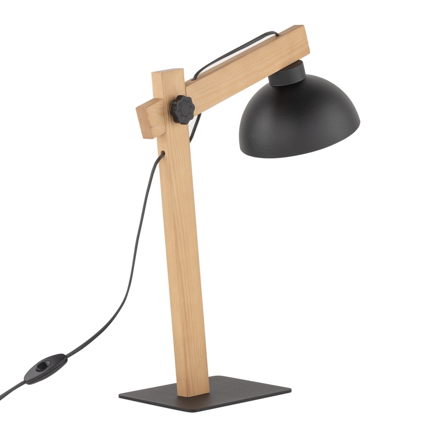 Lampada da tavolo OSLO 1xE27/15W/230V pino/nero