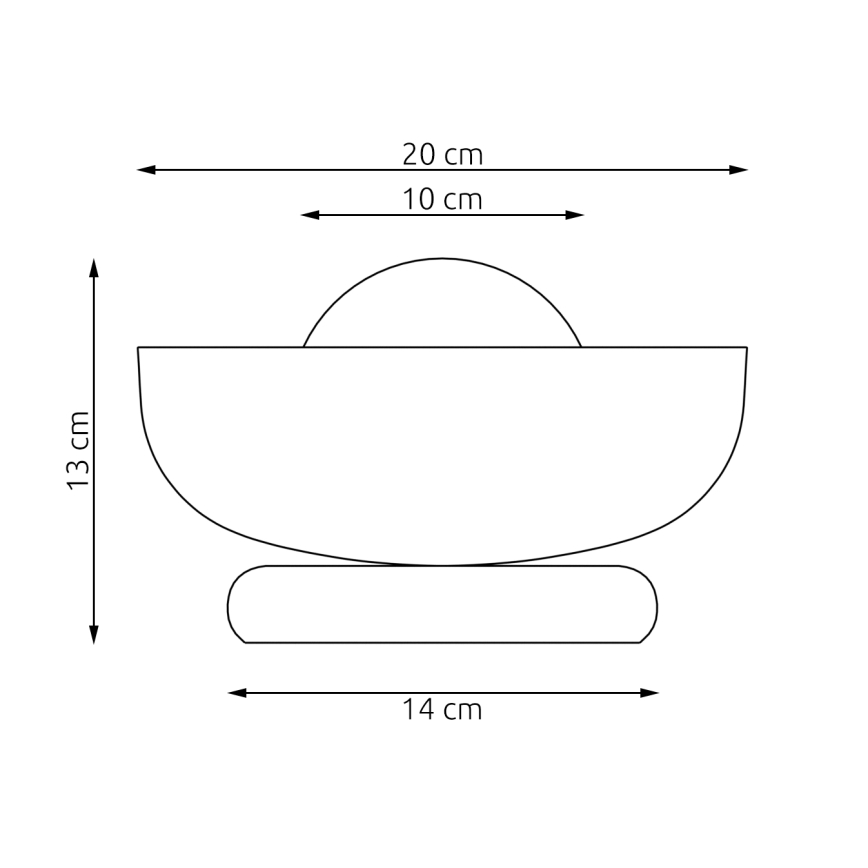 Lampada da tavolo OZZY 1xG9/8W/230V grigia