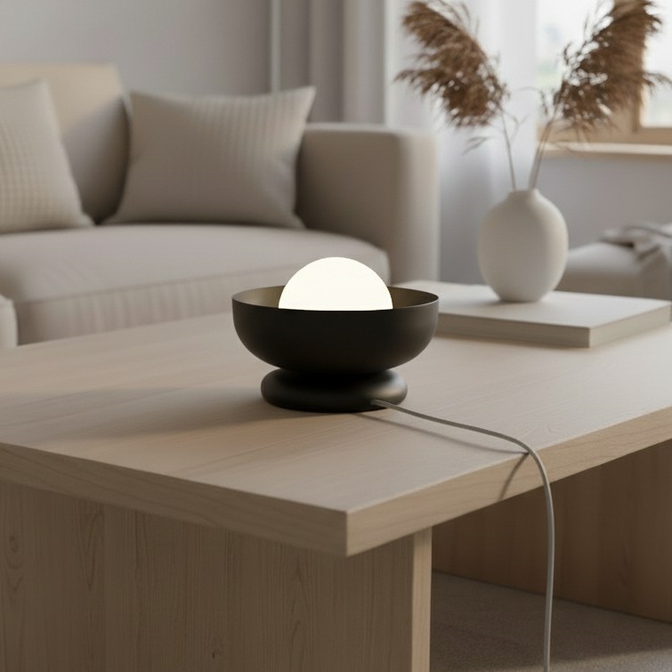 Lampada da tavolo OZZY 1xG9/8W/230V nera