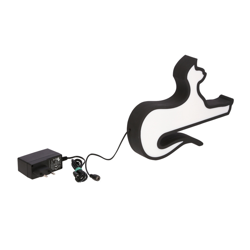 Lampada da tavolo per bambini CAT LED/13W/230V nera