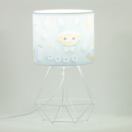 Lampada da tavolo per bambini KIDS ROOM 1xE27/60W/230V Ø 18 cm astronauta