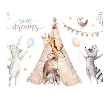 Lampada da tavolo per bambini KIDS ROOM 1xE27/60W/230V Ø 18 cm, con animaletti