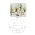 Lampada da tavolo per bambini KIDS ROOM 1xE27/60W/230V Ø 18 cm, con simpatici animaletti