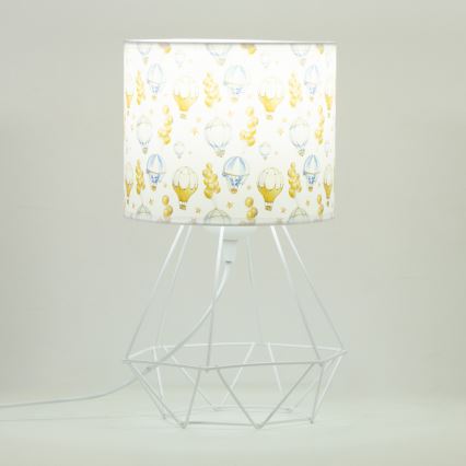 Lampada da tavolo per bambini KIDS ROOM 1xE27/60W/230V Ø 18 cm, palloncini