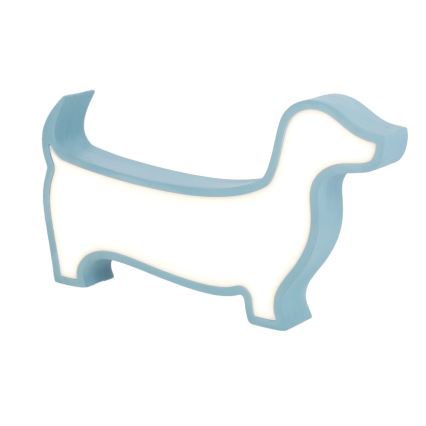 Lampada da tavolo per bambini LED DOG 12W 230V blu