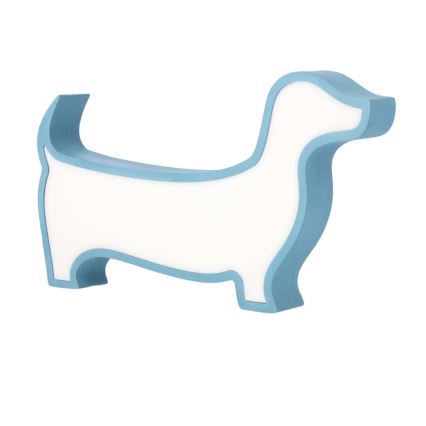 Lampada da tavolo per bambini LED DOG 12W 230V blu