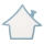 Lampada da tavolo per bambini LED HOUSE 10W 230V blu