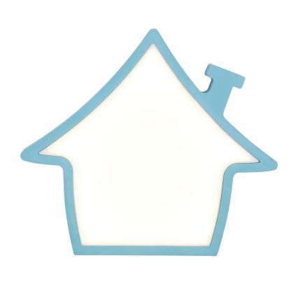 Lampada da tavolo per bambini LED HOUSE 10W 230V blu