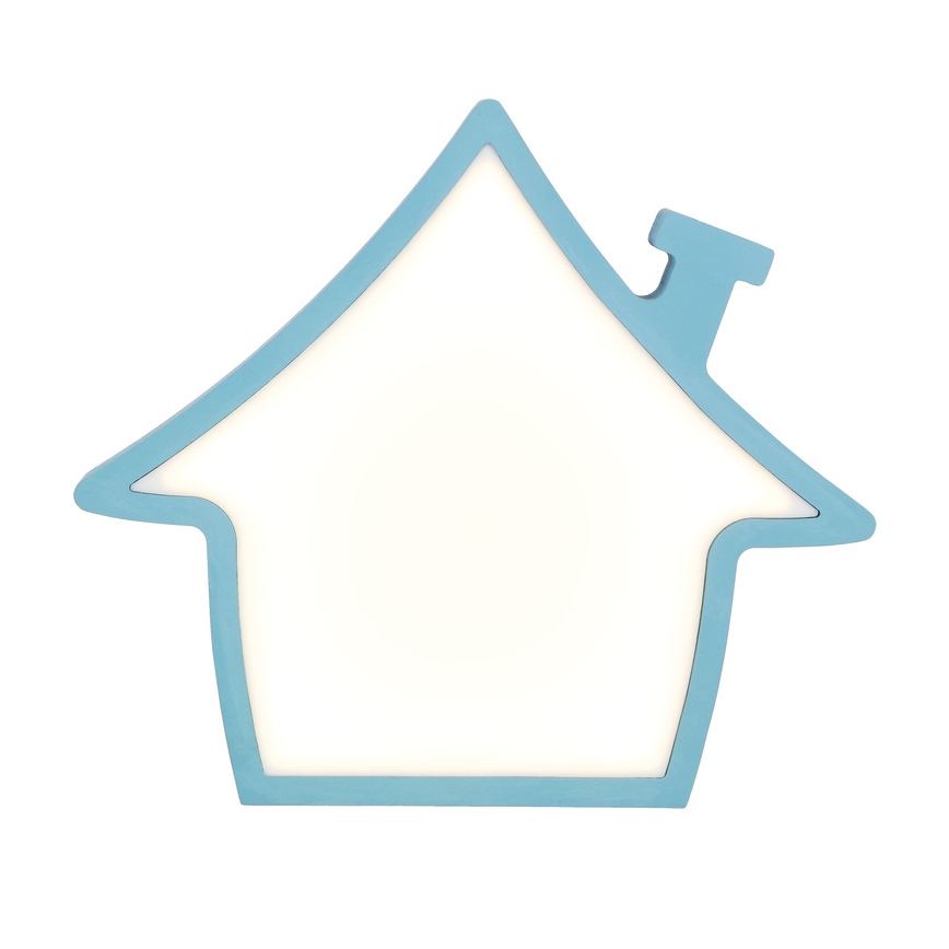 Lampada da tavolo per bambini LED HOUSE 10W 230V blu