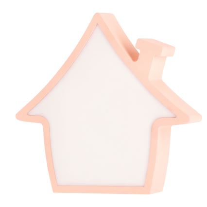 Lampada da tavolo per bambini LED HOUSE LED/10W/230V rosa