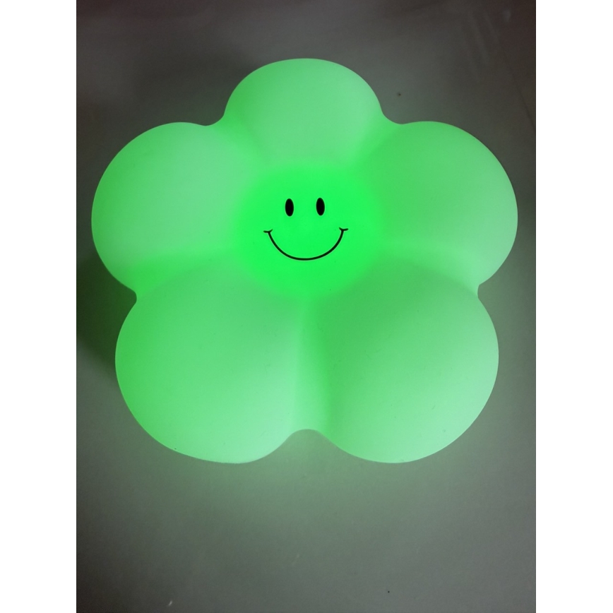 Lampada da tavolo per bambini LED RGB a sfioramento, alimentazione 3xAAA