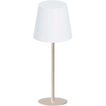 Lampada da tavolo per esterni dimmerabile a sfioramento LED RGBW LUCIA LED/2W/5V 1800/2700/6500K 3600 mAh IP44 beige