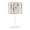 Lampada da tavolo per ragazze GIRLS VIBES 1xE27/60W/230V Ø 18 cm