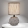 Lampada da tavolo PINIA 1xE14/25W/230V ceramiche beige/grigio